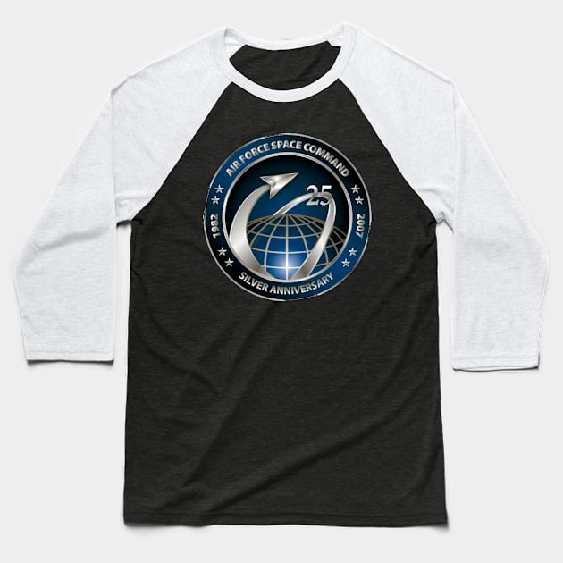 Air Force Space Command at 25 Baseball T-Shirt by Spacestuffplus